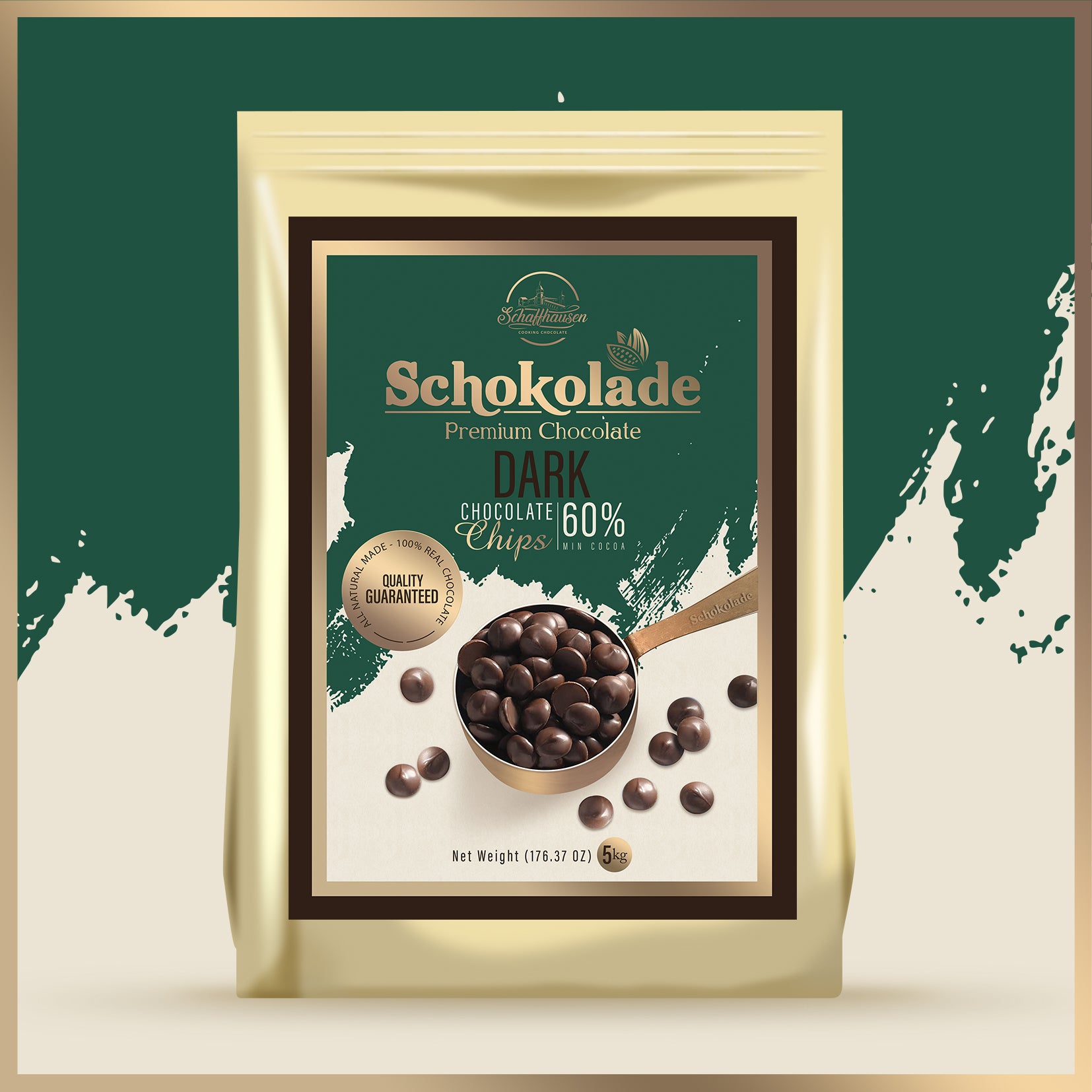 Schokolade Dark Chocolate Chips 60% Cocoa